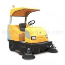 ride-on driving road sweeper