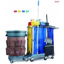 multifunctional janitor cart set 