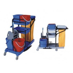 multi-functional janitor cart