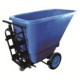 hand push tilt garbage container cart