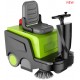driving ride-on sweeper
