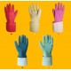 household cleaning rubber glove
